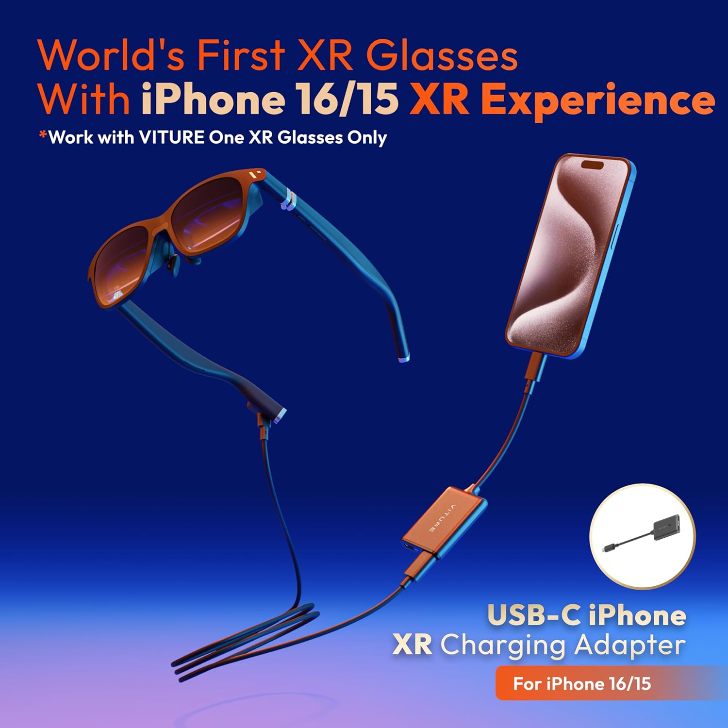 VITURE iPhone 17/16/15 İçin USB-C XR Şarj Adaptörü 93721