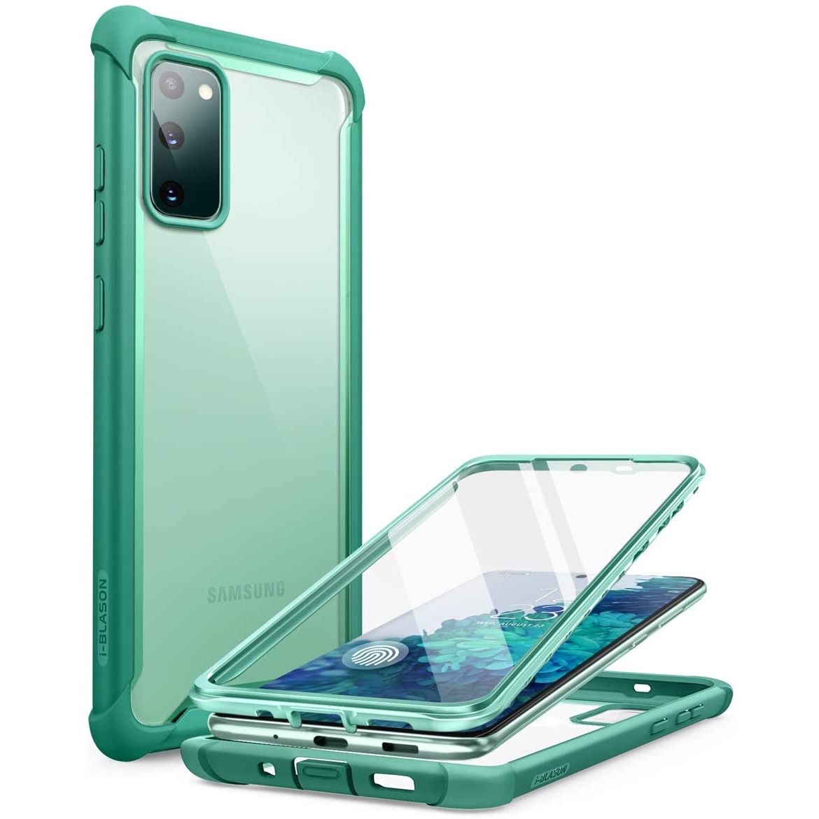 i-Blason Ares For Samsung Galaxy S20 Ultra 5G Purple Dual Layer Rugged  Clear Bumper Back Cover