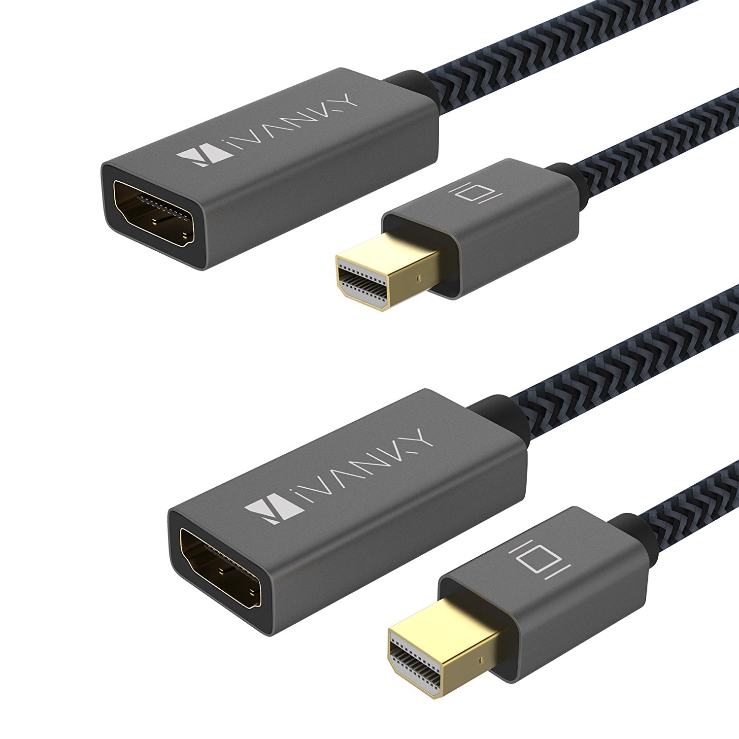 iVanky Mini DisplayPort to HDMI Adaptör (2 Adet) 3233